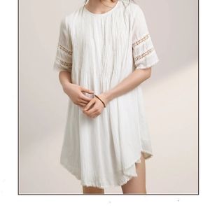Aritzia Wilfred Sonore Dress - white
